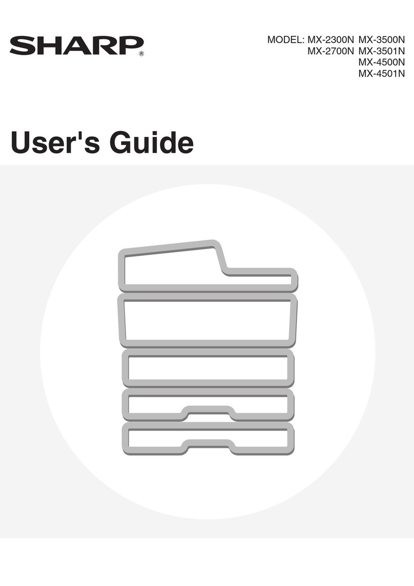Sharp MX-2300N Guide User manual Sharp MX-2300N Guide User manual