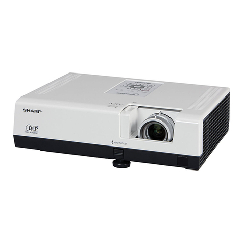 Sharp PG-D2500X User manual
