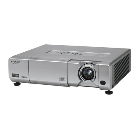 Sharp PG-D3750W - WXGA DLP Projector 720p User manual