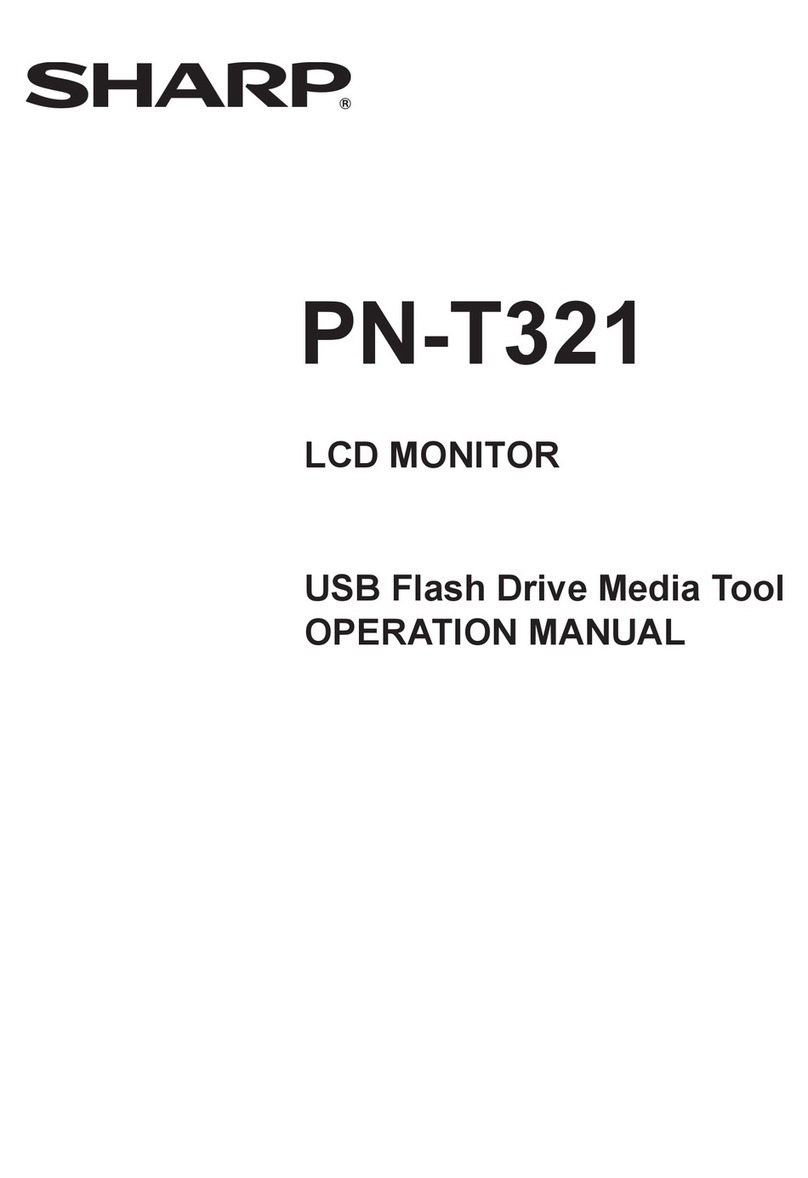 Sharp PN-T321 User manual Sharp PN-T321 User manual