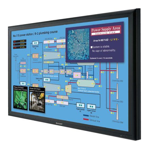 Sharp PN-S655 User manual