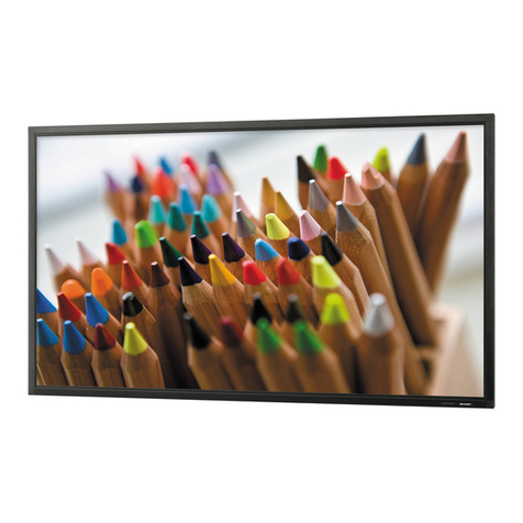 Sharp PN-E602 User manual
