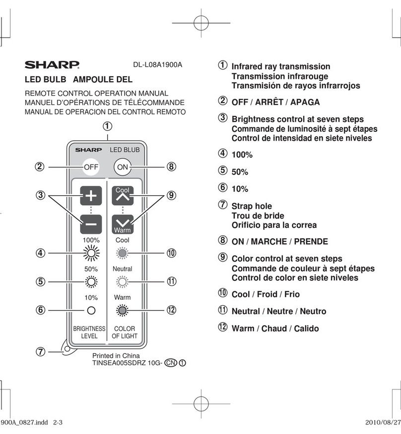 Sharp DL-L08A1900A User manual