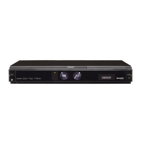 Sharp BD-HP50U - AQUOS Blu-Ray Disc Player User manual
