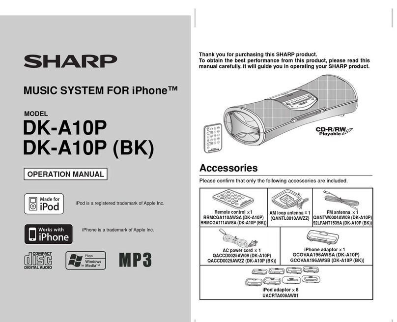 Sharp DK-A10P Operation manual