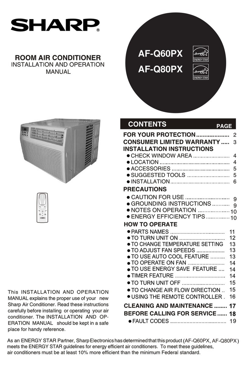 Sharp AF-Q60PX User manual
