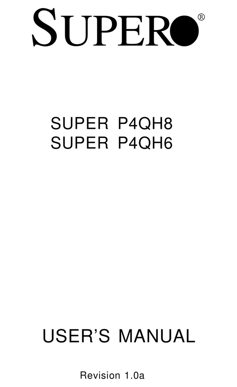 Supero SUPER P4QH6 User manual