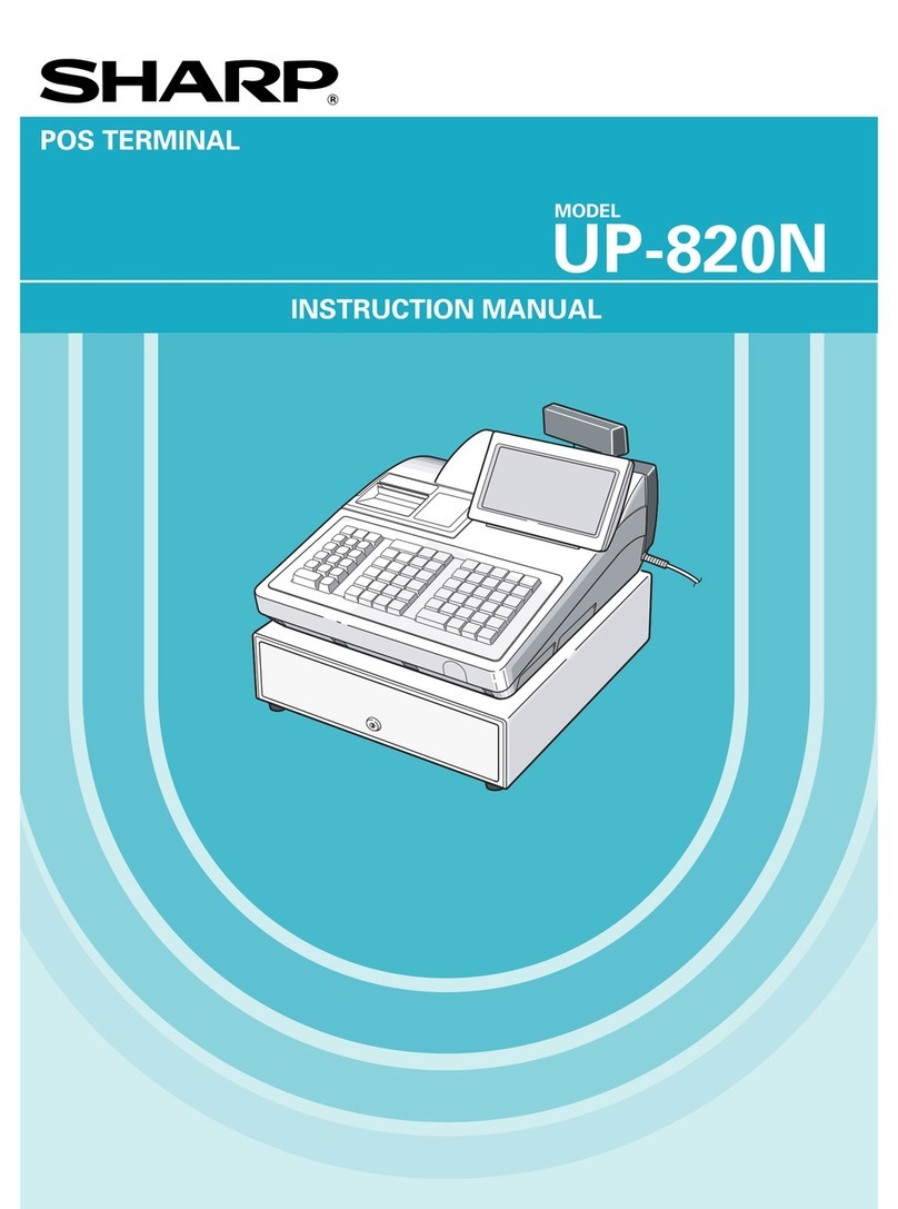Sharp UP-820N User manual