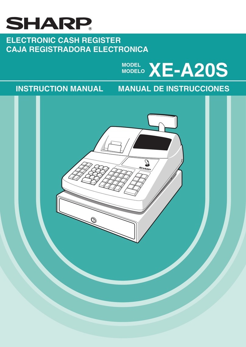 Sharp XE-A20S instruction manual
