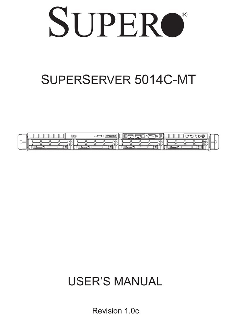 Supero SUPERSERVER 5014C-MT User manual