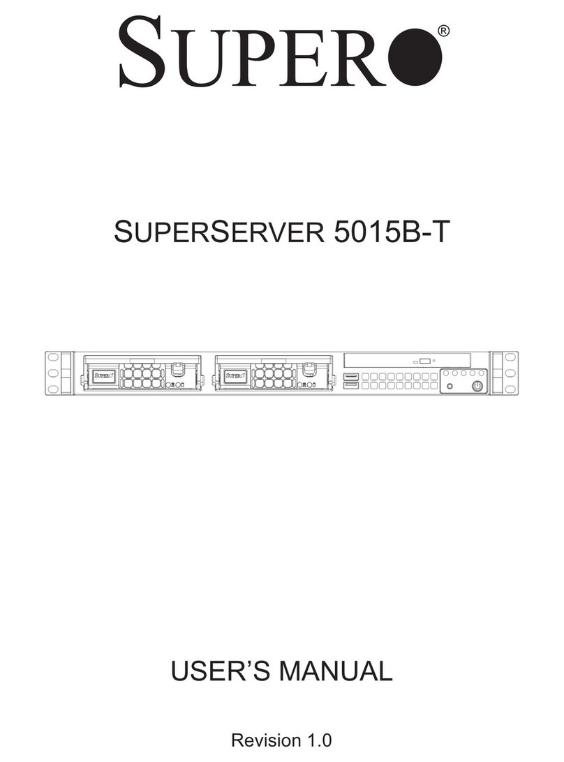 Supero SUPERSERVER 5015B-T user manual