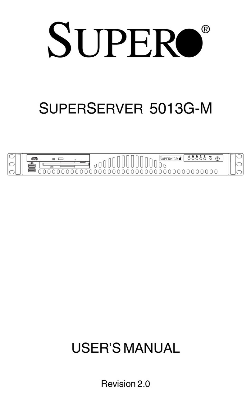 Supero SuperServer 5013G-M User manual