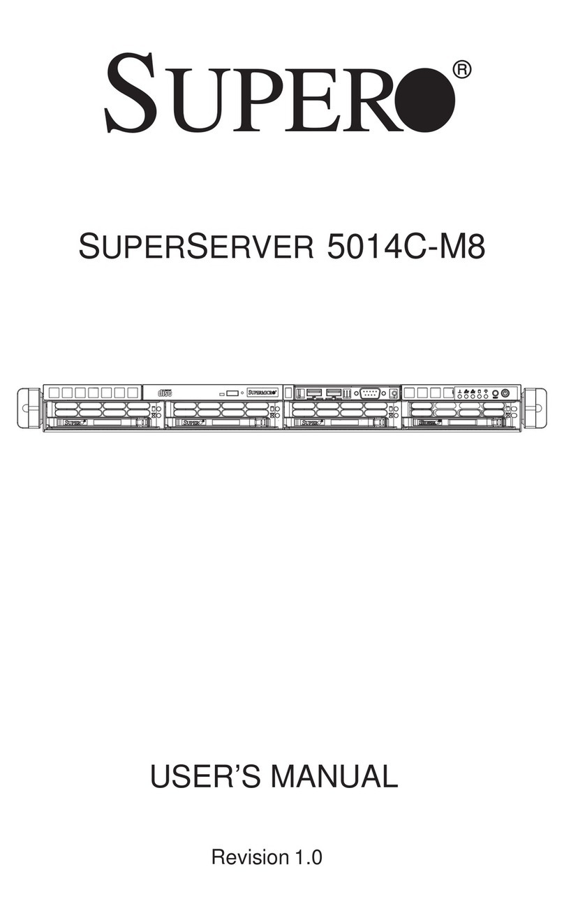 Supero SuperServer 5014C-M8 User manual