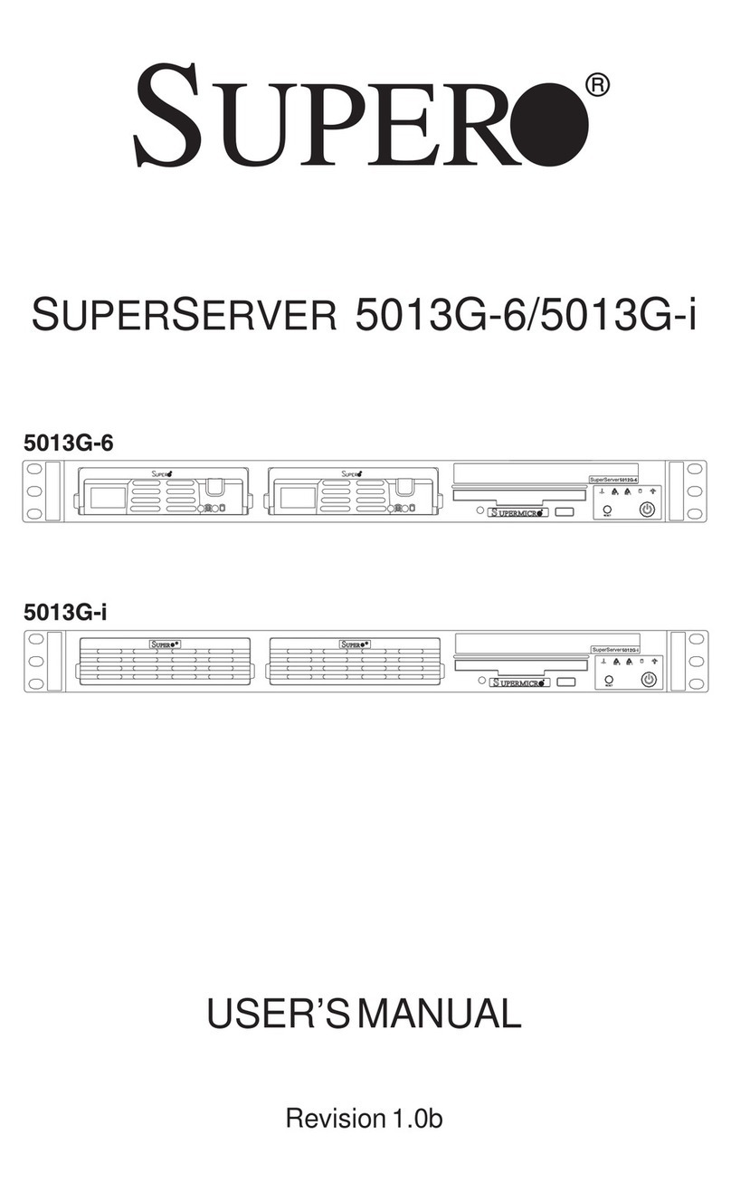 Supero SUPERSERVER 5013G-6 user manual