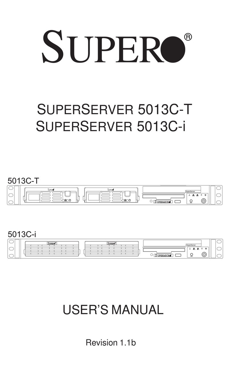 Supero SuperServer 5013C-i User manual