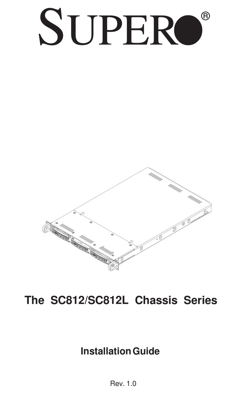 Supero SC812 Series User manual Supero SC812 Series User manual