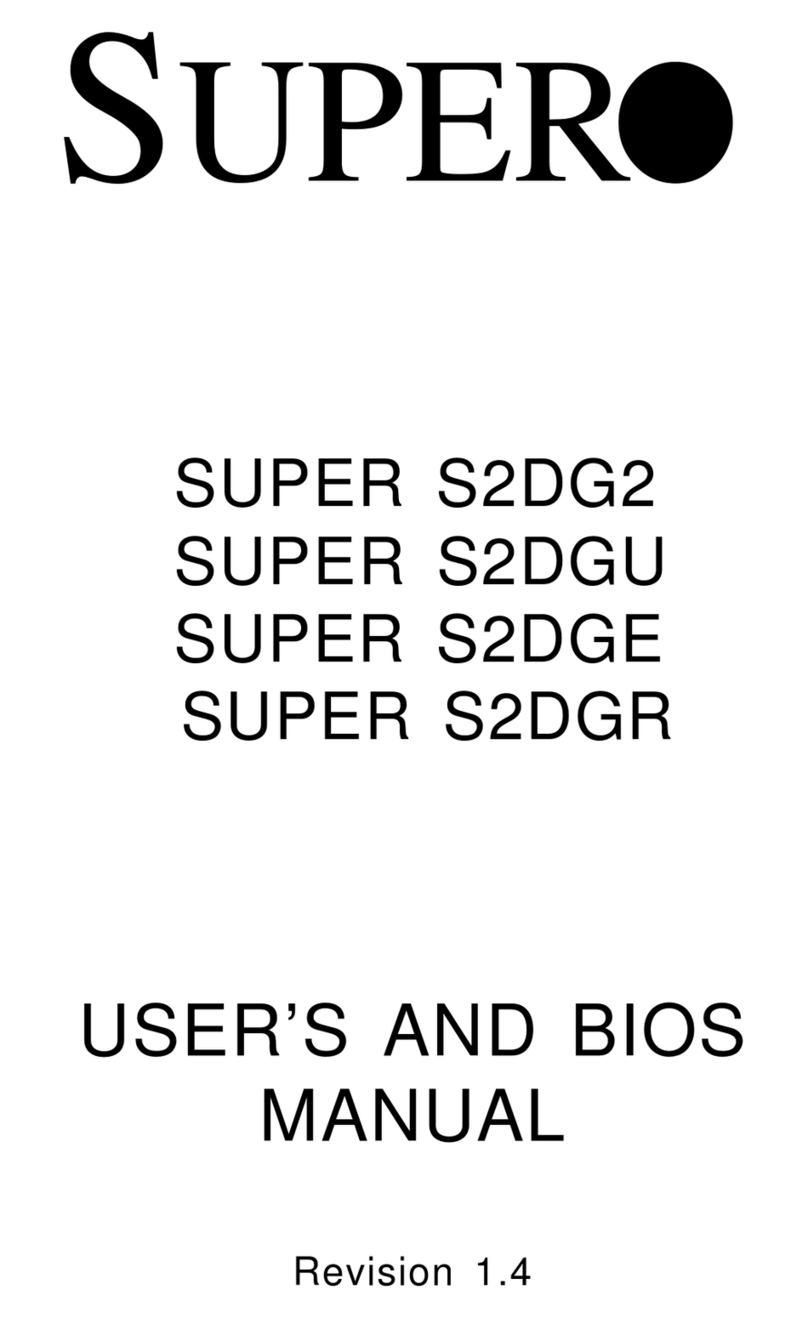 Supero SUPER S2DG2 User manual Supero SUPER S2DG2 User manual