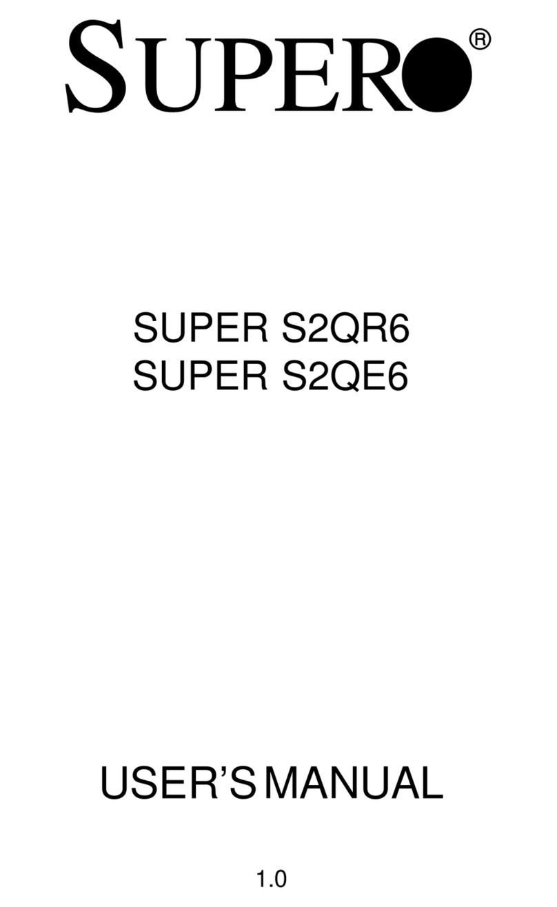Supero SUPER S2QE6 User manual