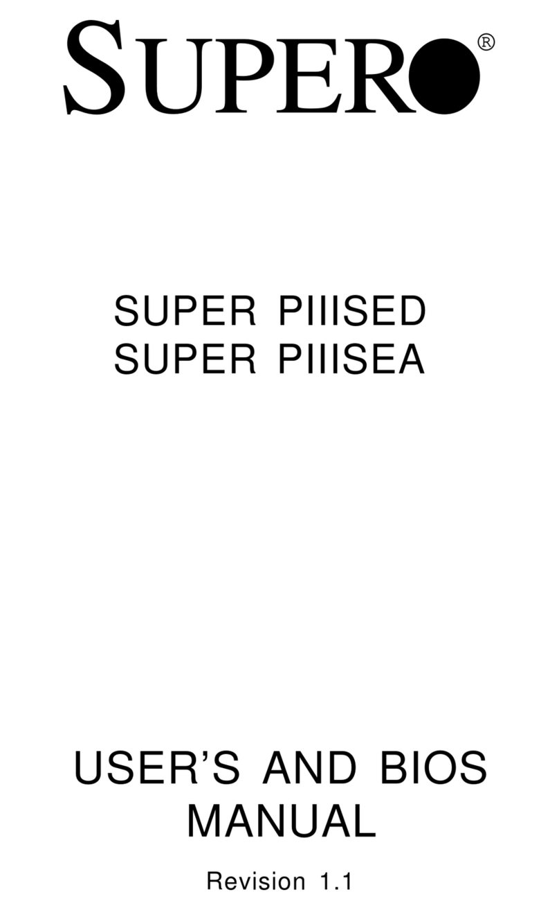 Supermicro PIIISEA User manual