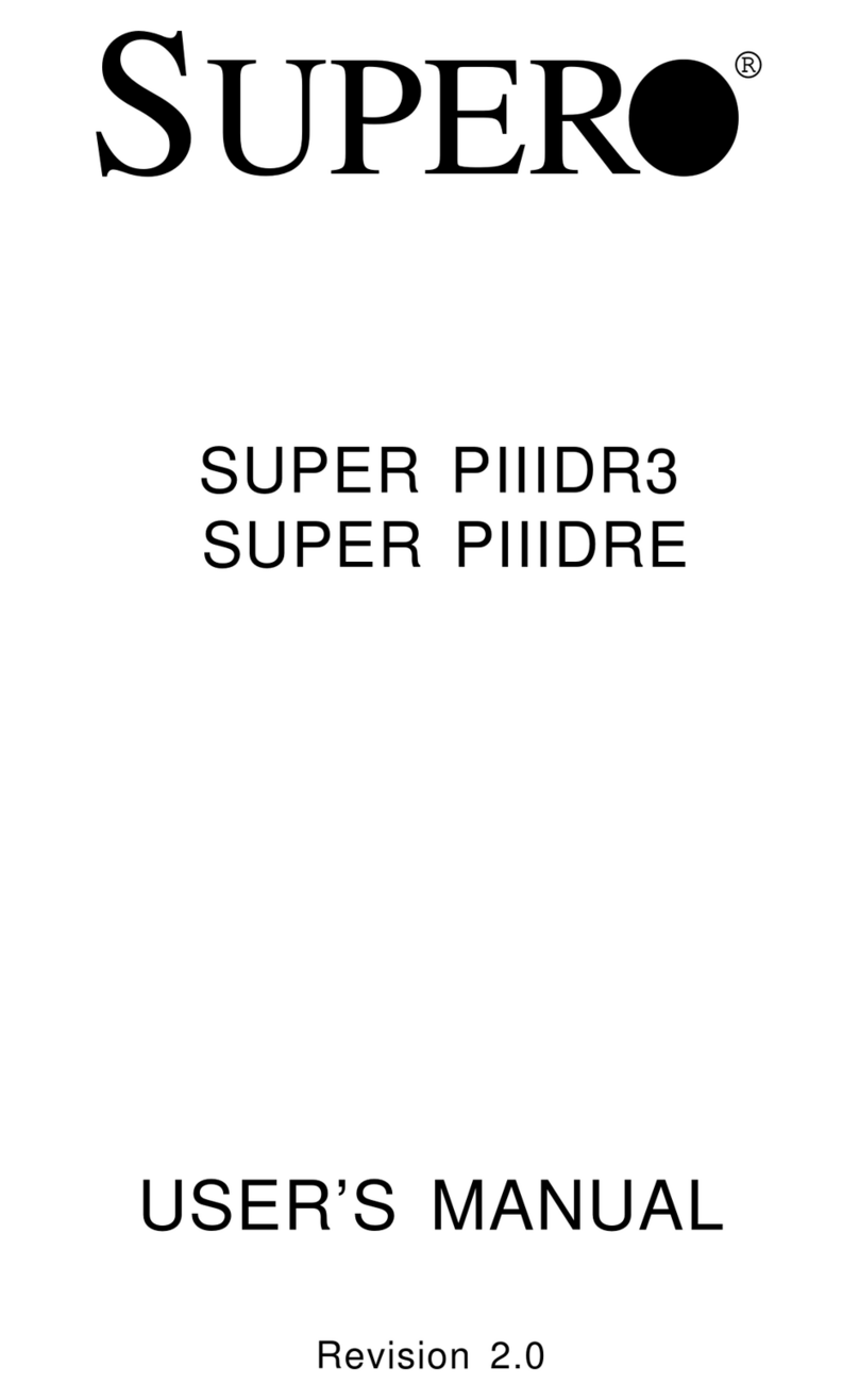 Supero SUPER PIIIDR3 User manual