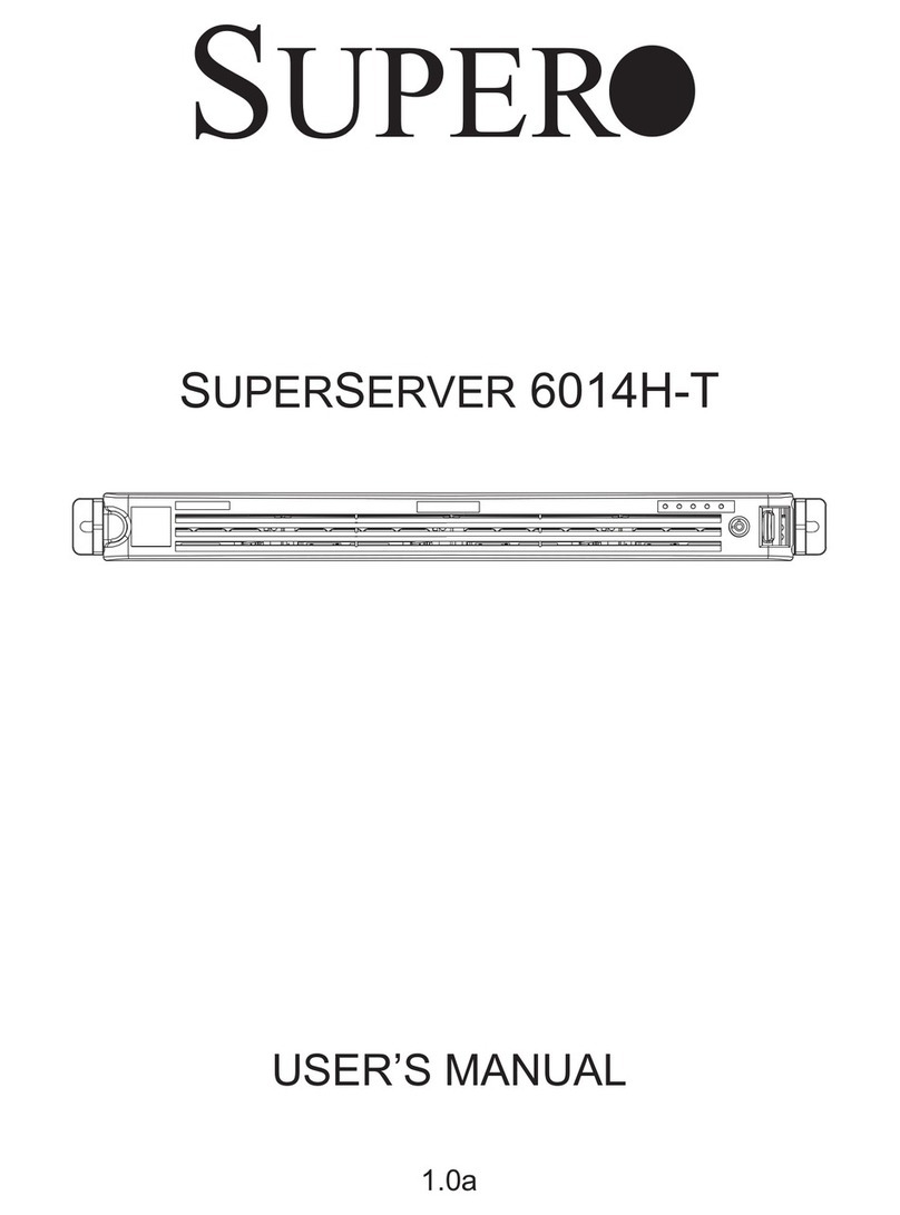 Supermicro SUPERSERVER 6014H-T User manual