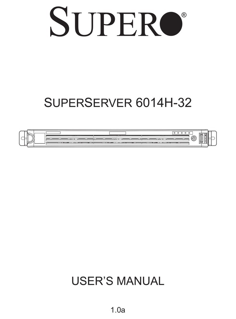 Supermicro SUPERSERVER 6014H-32 User manual