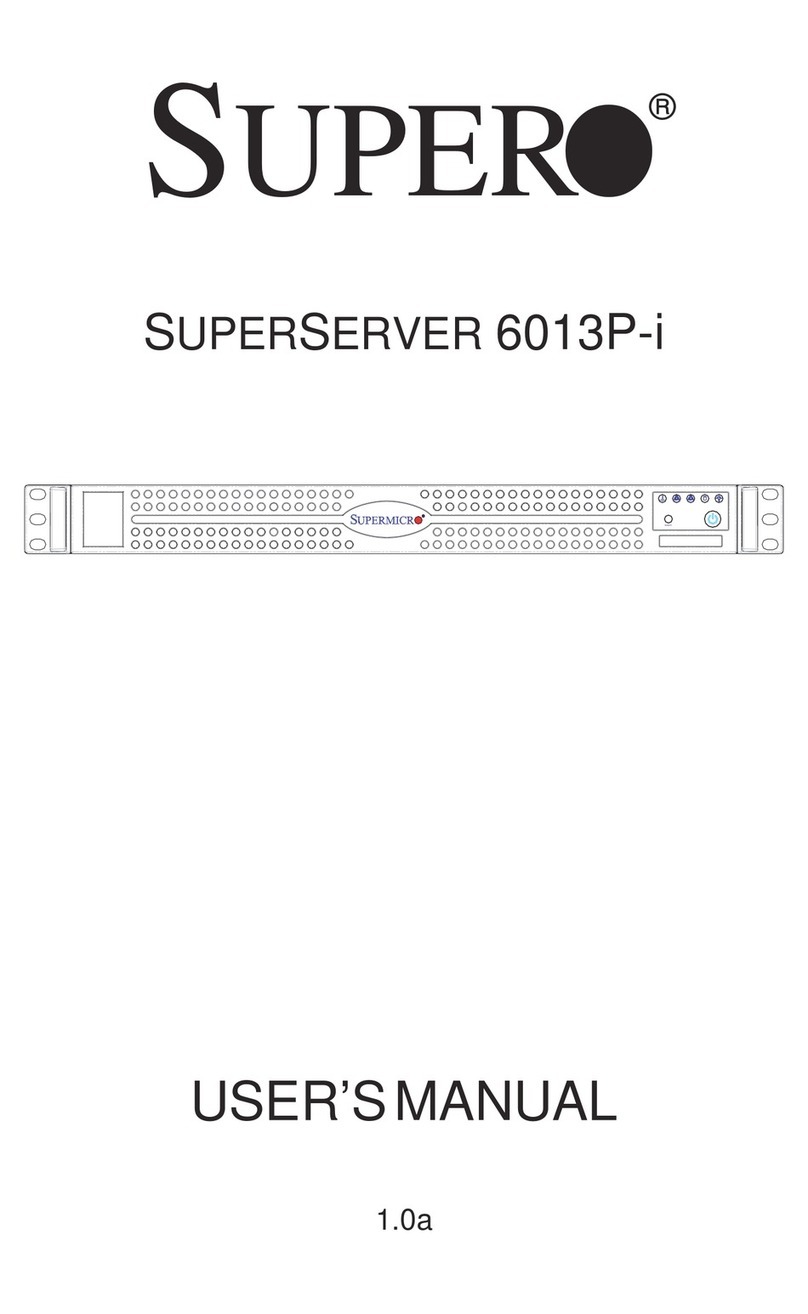 Supermicro SUPERSERVER 6013P-i User manual