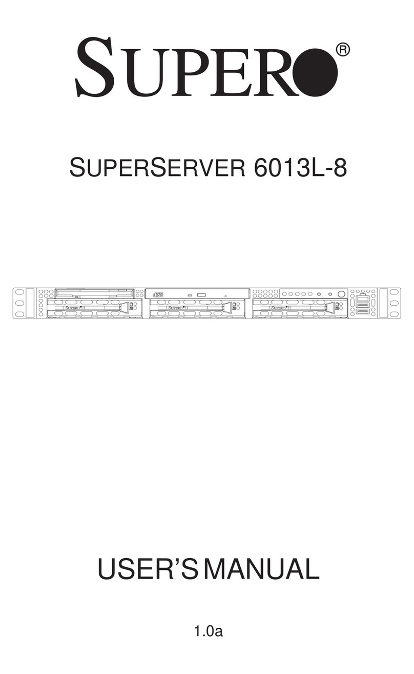 Supermicro SUPERSERVER 6013L-8 User manual Supermicro SUPERSERVER 6013L-8 User manual