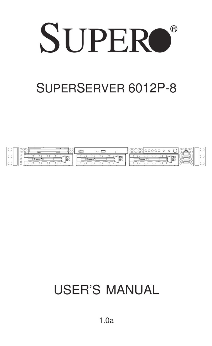 Supermicro SUPERSERVER 6012P-8 User manual
