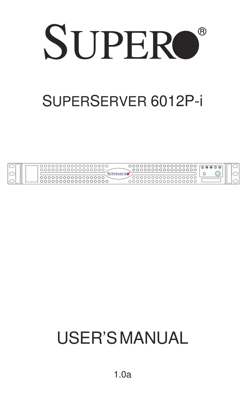 Supermicro SUPERSERVER 6012P-i User manual
