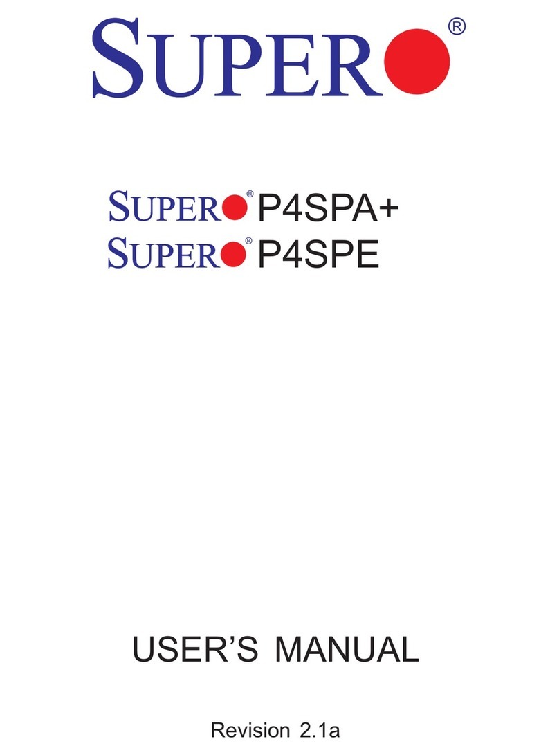 Supermicro P4SPA Plus User manual Supermicro P4SPA Plus User manual