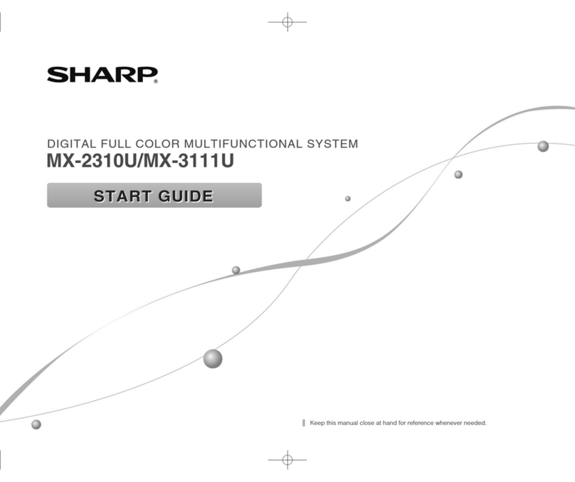 Sharp MX-3111U Guide