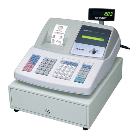 Sharp XE-A203 - Cash Register Thermal Printing Graphic Logo... User manual