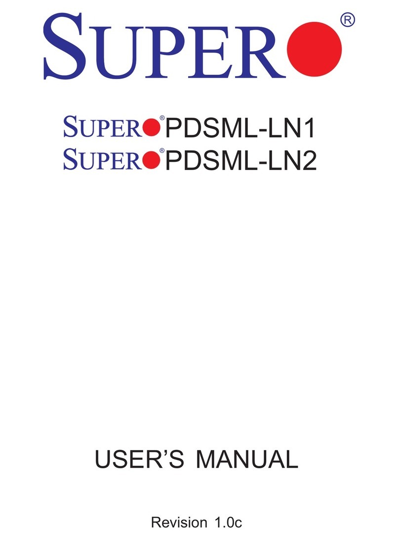 Supero PDSML-LN1+ User manual