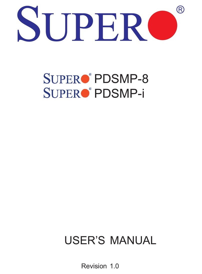 Supero PDSMP-8 User manual