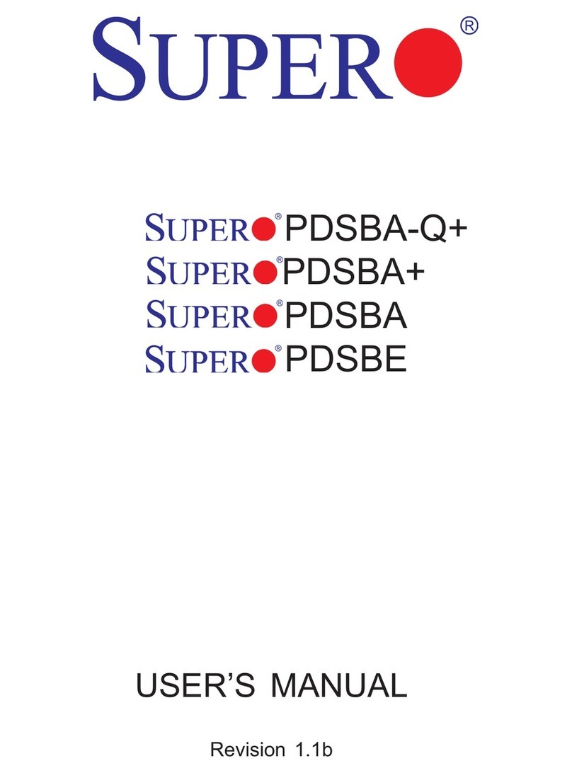 Supermicro PDSBA User manual
