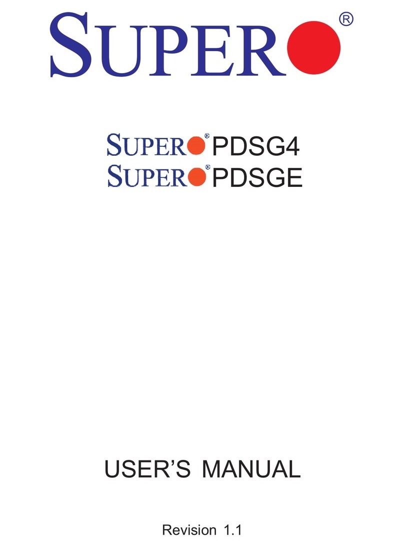 Supero PDSG4 User manual