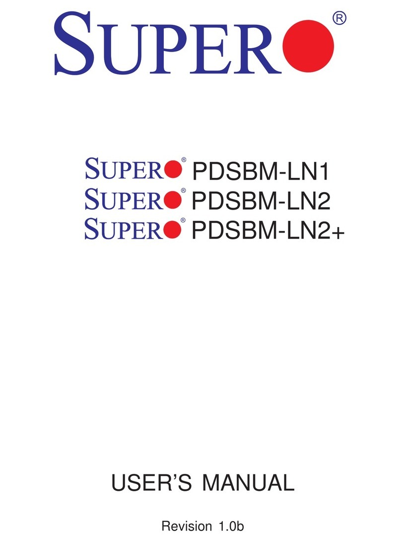 Supero PDSBM-LN1 User manual