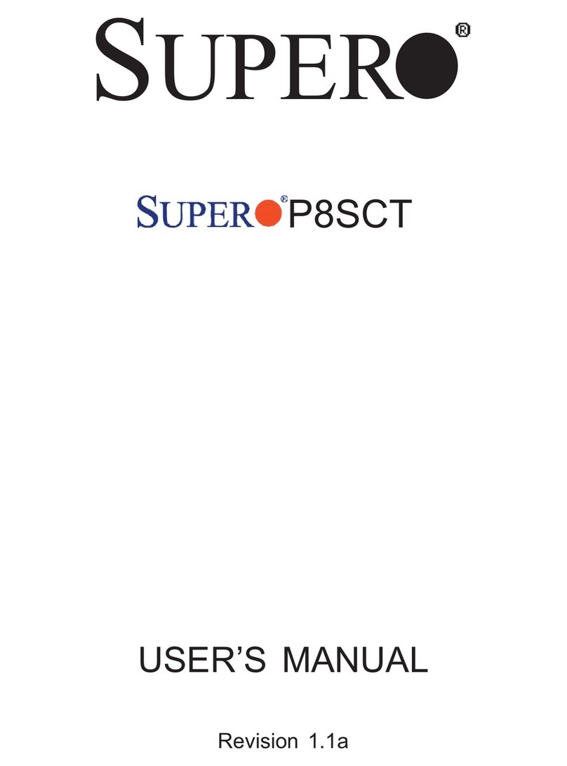 Supero P8SCT User manual