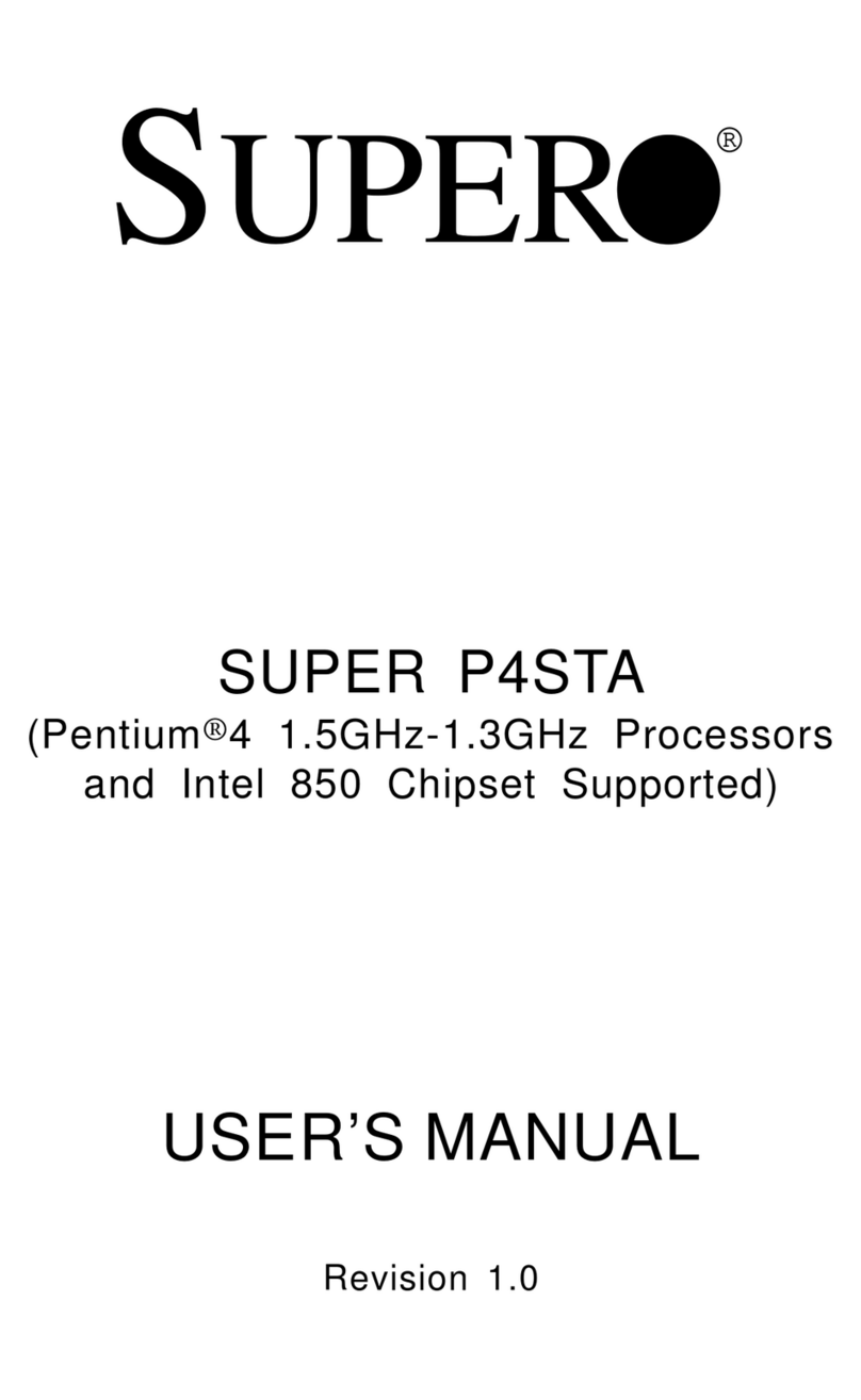 Supero SUPER P4STA user manual