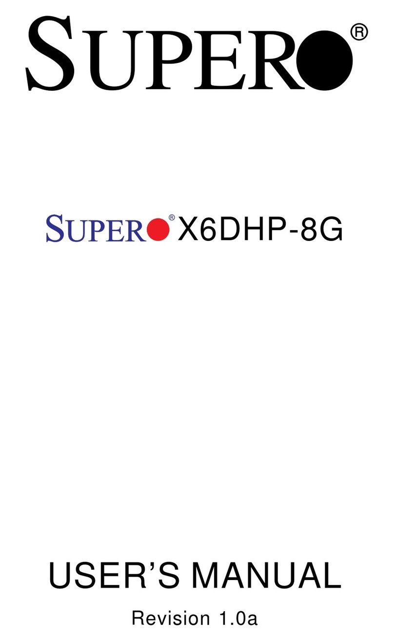 Supermicro X6DHP-8G User manual Supermicro X6DHP-8G User manual
