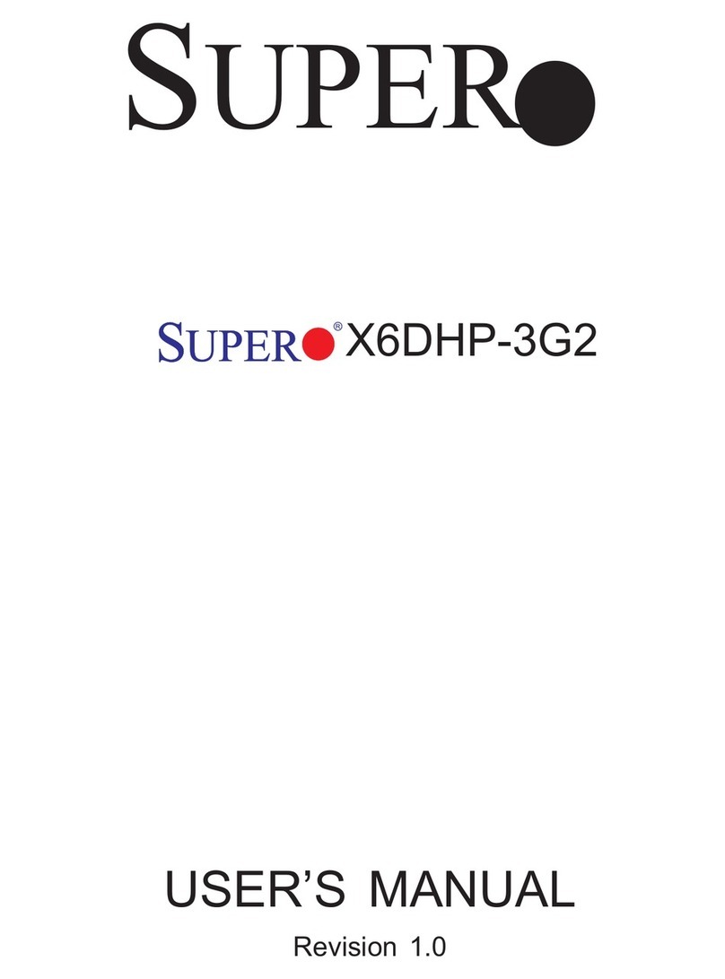Supermicro X6DHP-3G2 user manual