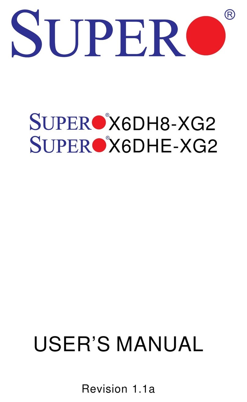 Supermicro X6DH8-XG2 User manual