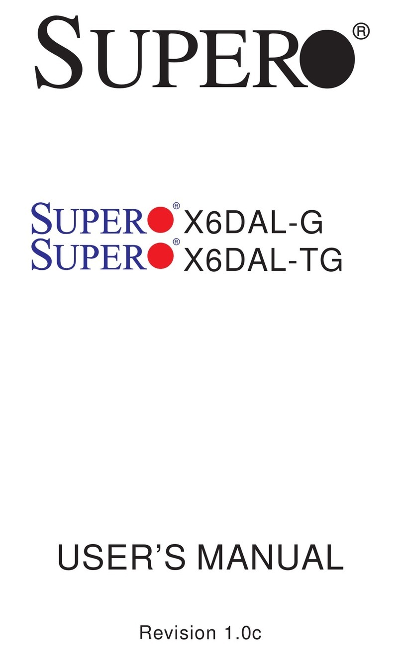 Supermicro X6DAL-G user manual