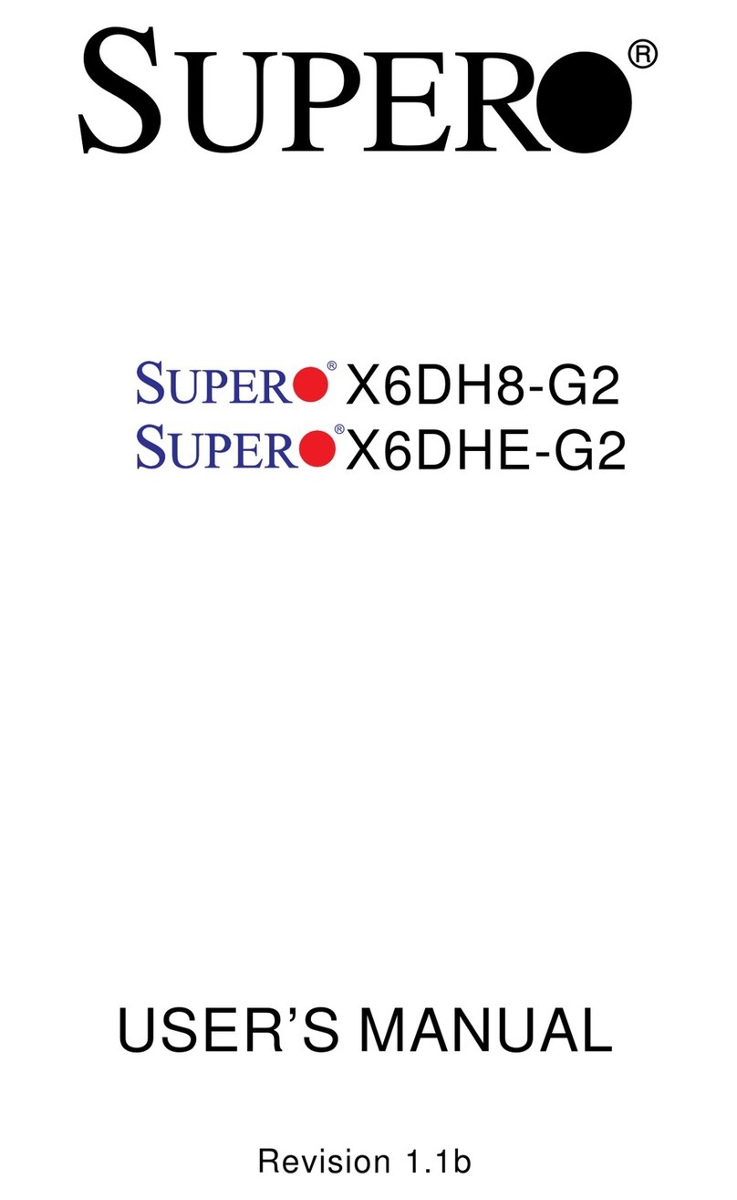 Supermicro X6DH8-G2 User manual Supermicro X6DH8-G2 User manual