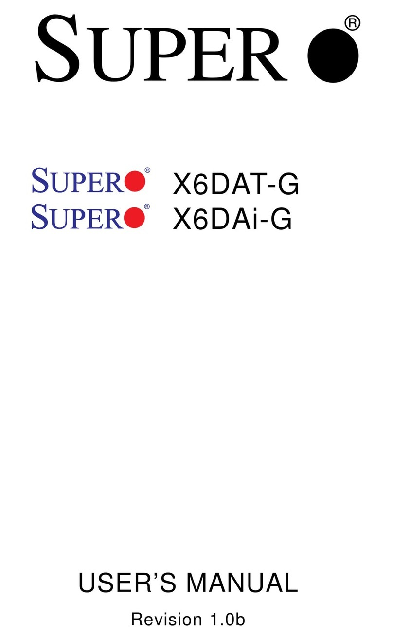Supermicro X6DAi-G User manual