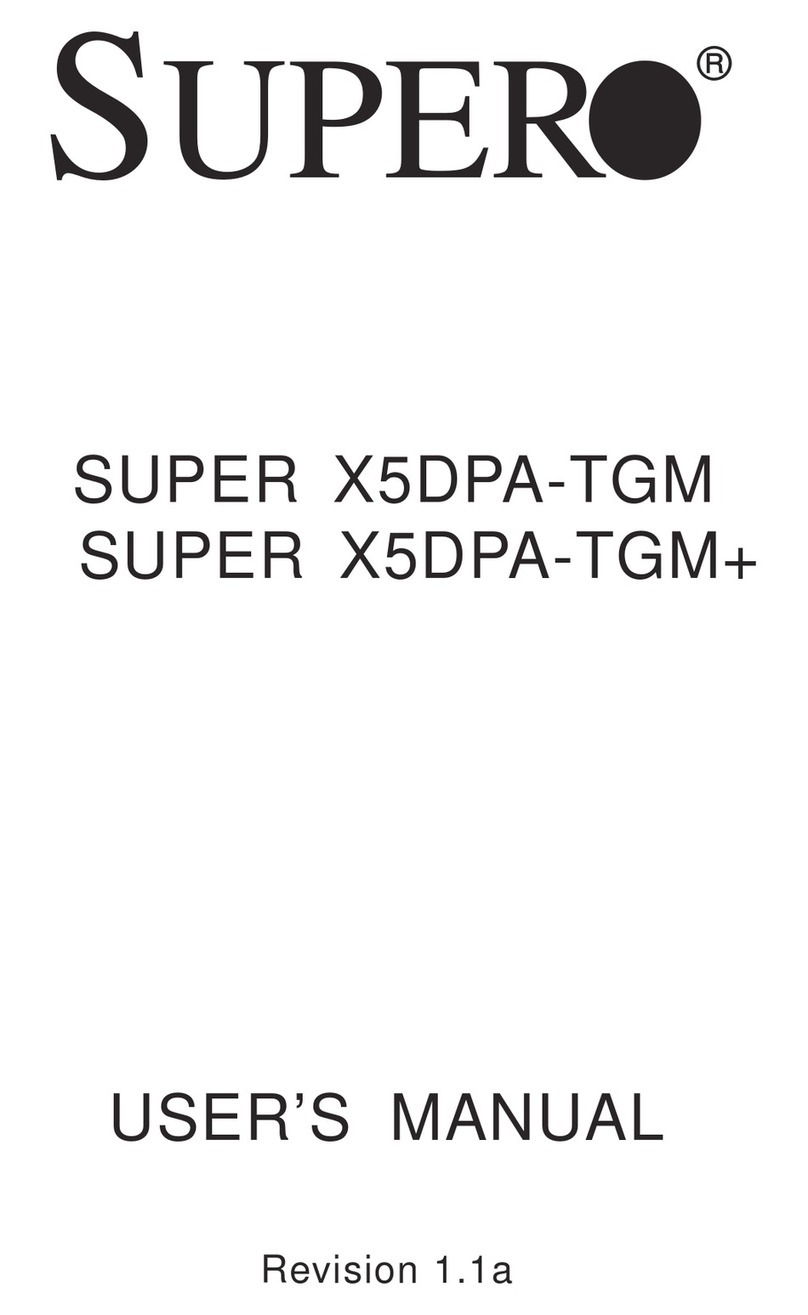 Supermicro X5DPA-TGM user manual