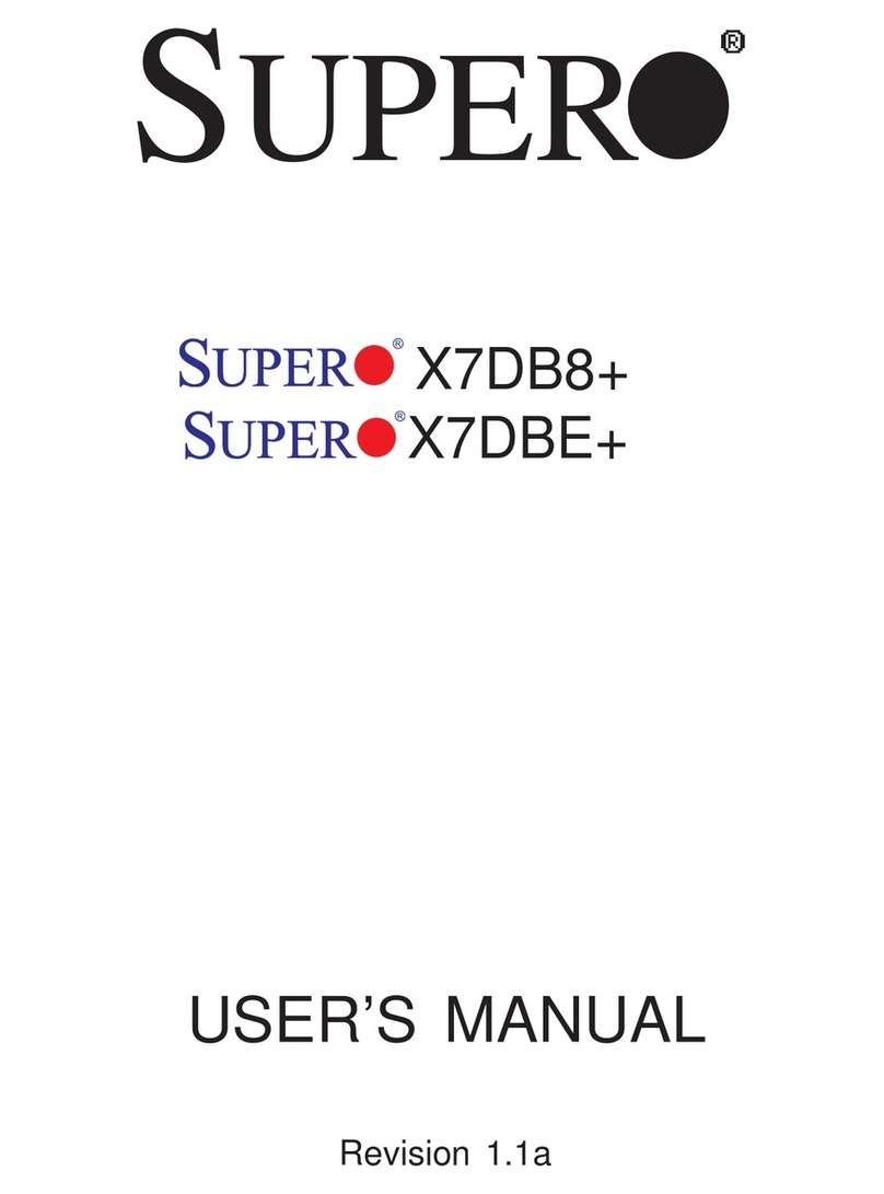 Supermicro X7DB8 Plus user manual