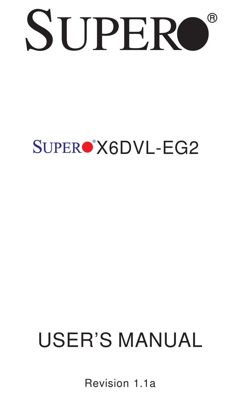 Supermicro X6DVL-EG2 User manual