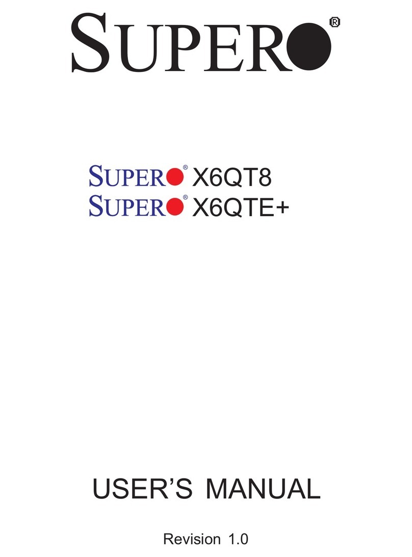 Supermicro X6QT8 user manual